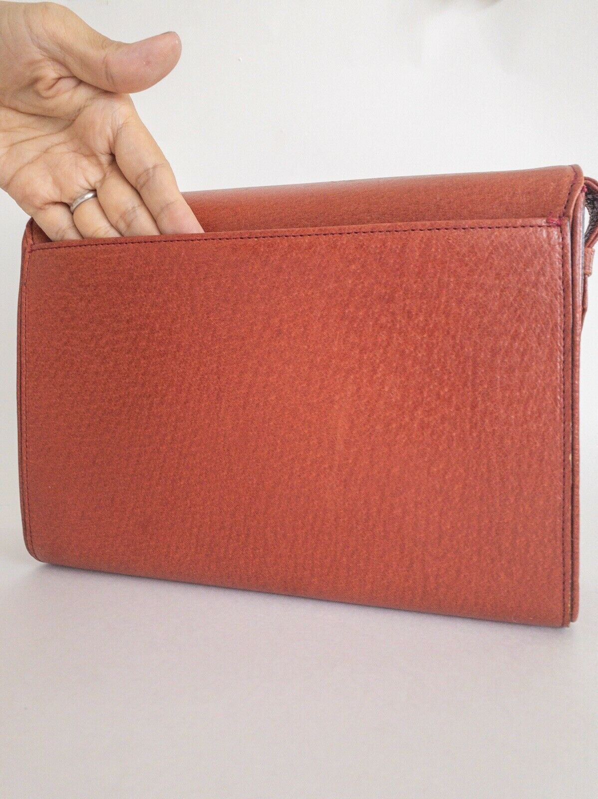 Valentino Garavani 2 Ways Shoulder Bag Crossbody Bag Red/Brick Vintage