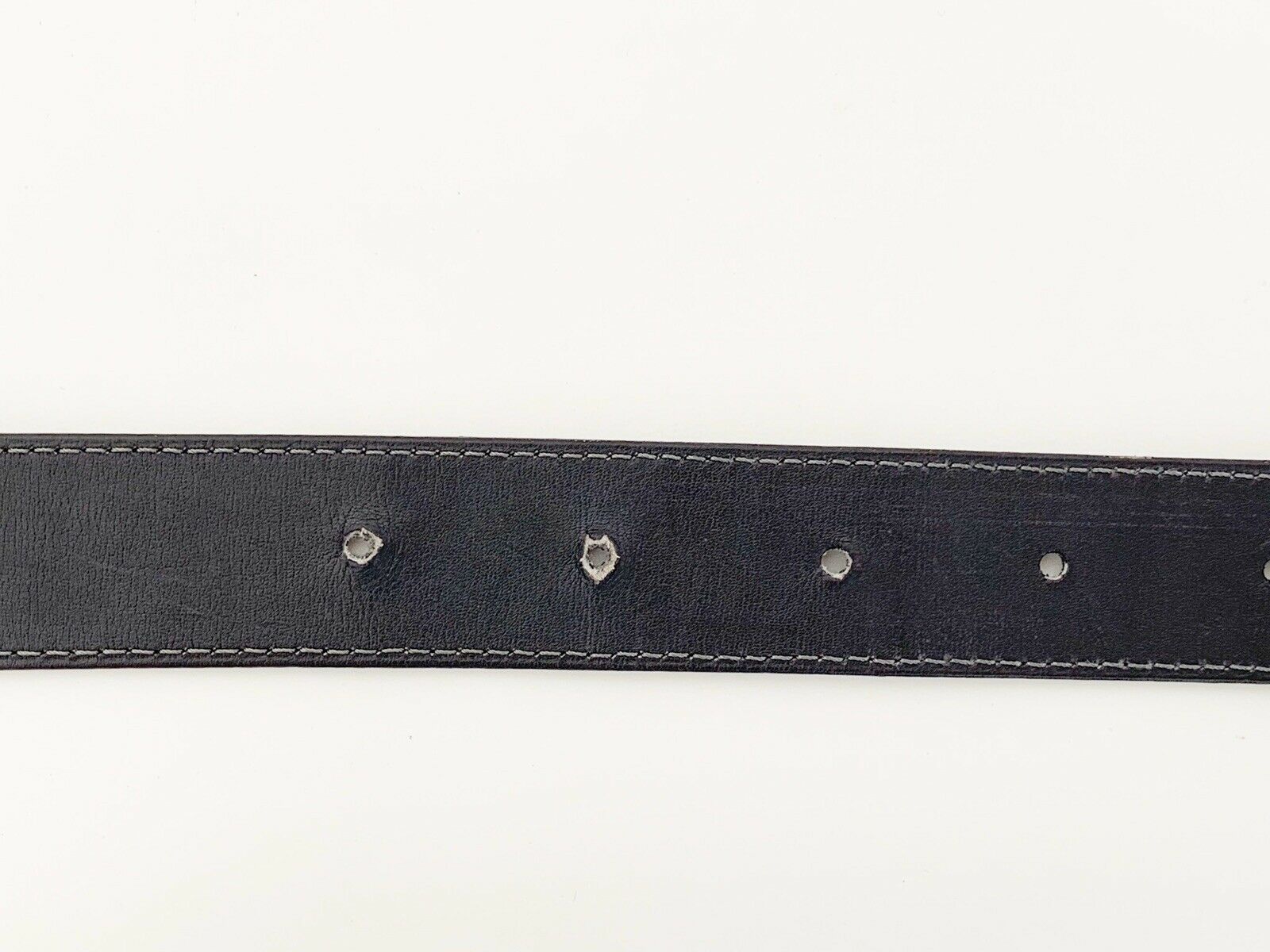Christian Dior Black D BUCKLE Leather Belt Stunning 75 S