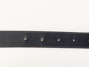 Christian Dior Black D BUCKLE Leather Belt Stunning 75 S
