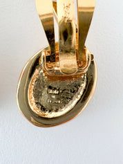 【SOLD OUT】YSL Yves Saint Laurent Vintage Earrings Musical Note Pink Made in France