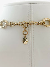 【SOLD OUT】Christian Dior Mise en Dior Vintage Gold Tone Multi-Strand Choker Necklace Faux Pearl