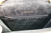 【SOLD OUT】YSL YVES SAINT LAURENT Sacs 3WAYS Black Shoulder Clutch Cross Body Bag Vintage