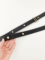 Christian Dior Black D BUCKLE Leather Belt Stunning 75 S