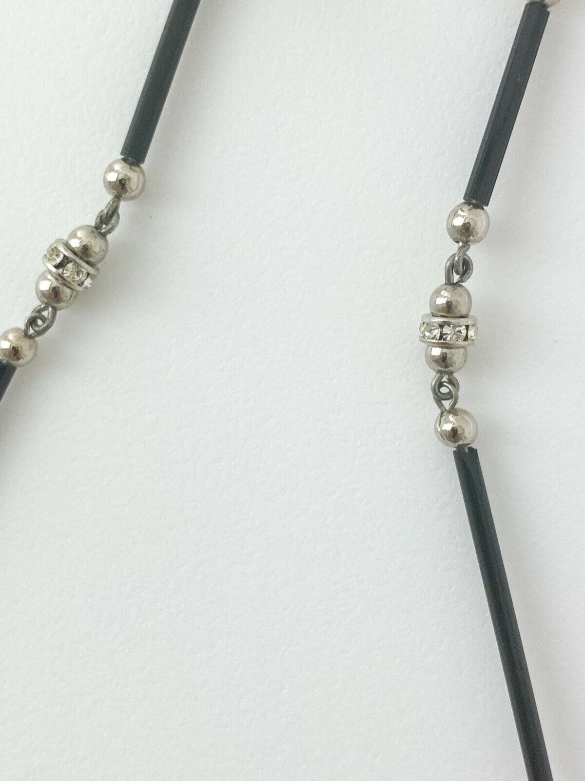 【SOLD OUT】Christian Dior Boutique Long Dangling Earrings Faux Pearls Rhinestones Vintage