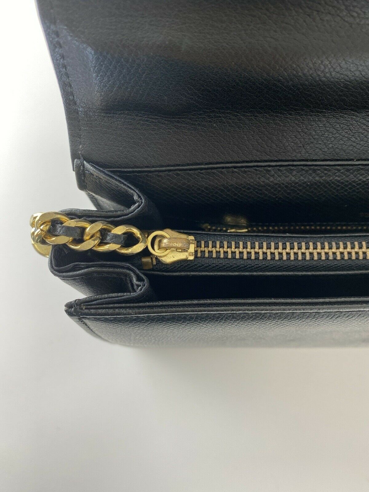 Valentino Garvani Leather Top Handle Handbag Black Tassel Fringe Vintage