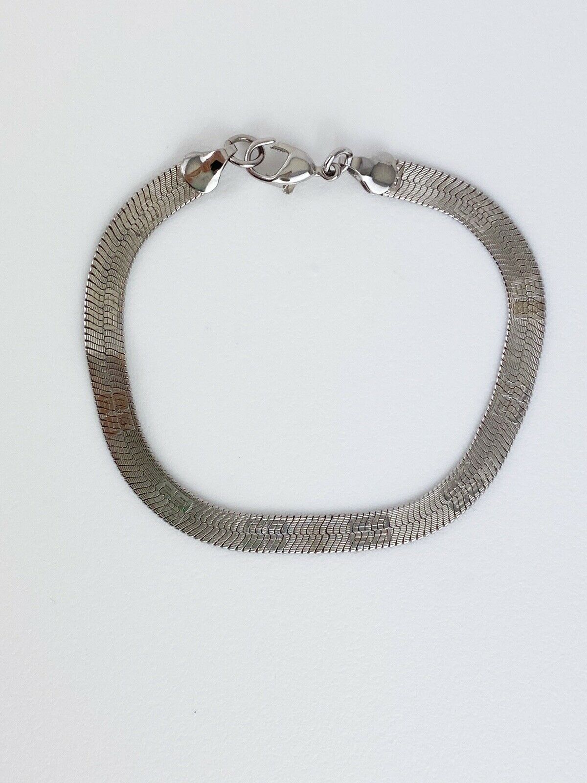 【SOLD OUT】Givenchy Paris New York Silver Tone Logo Bracelet Stylish Vintage