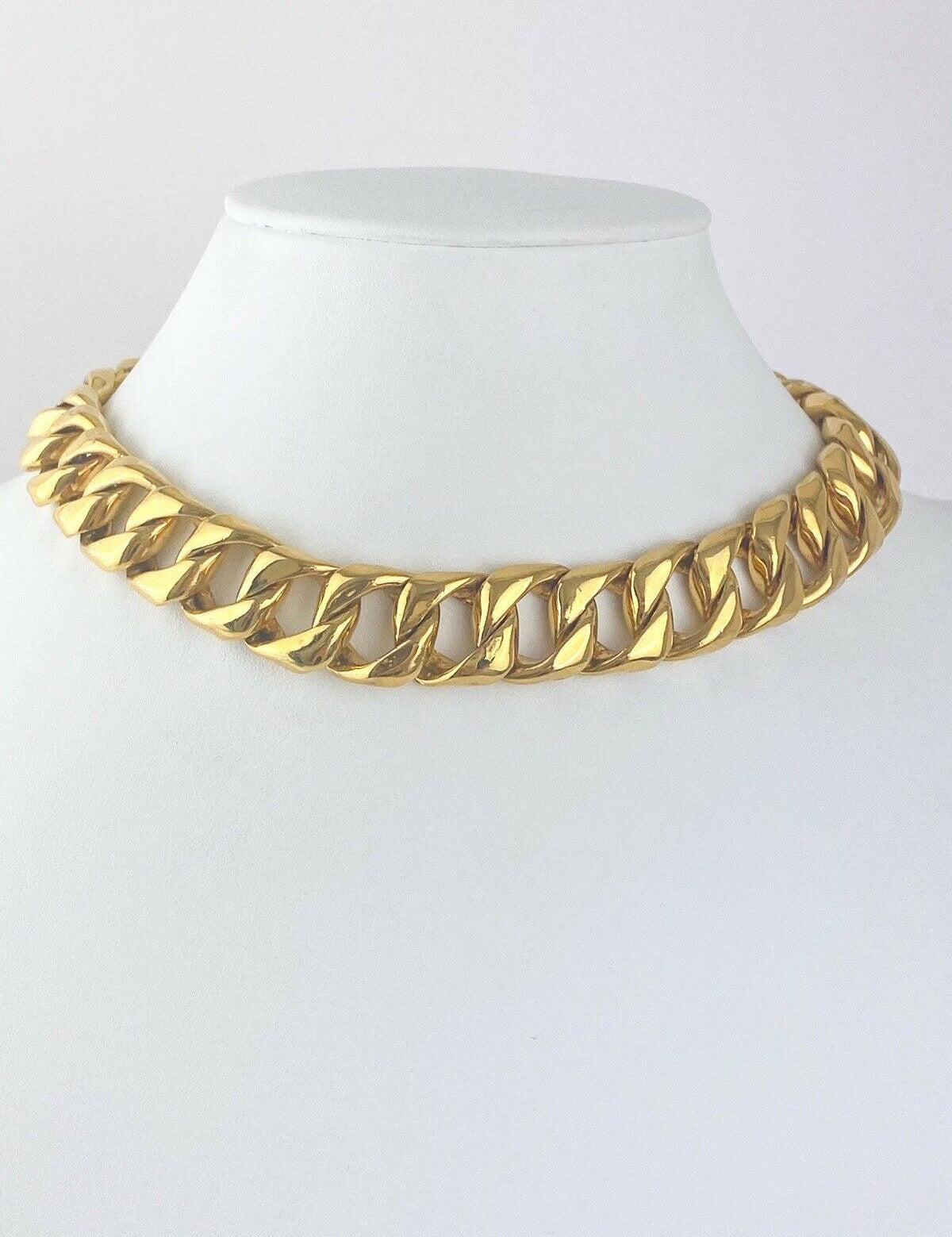 vintage Yves Saint Laurent chain necklace 