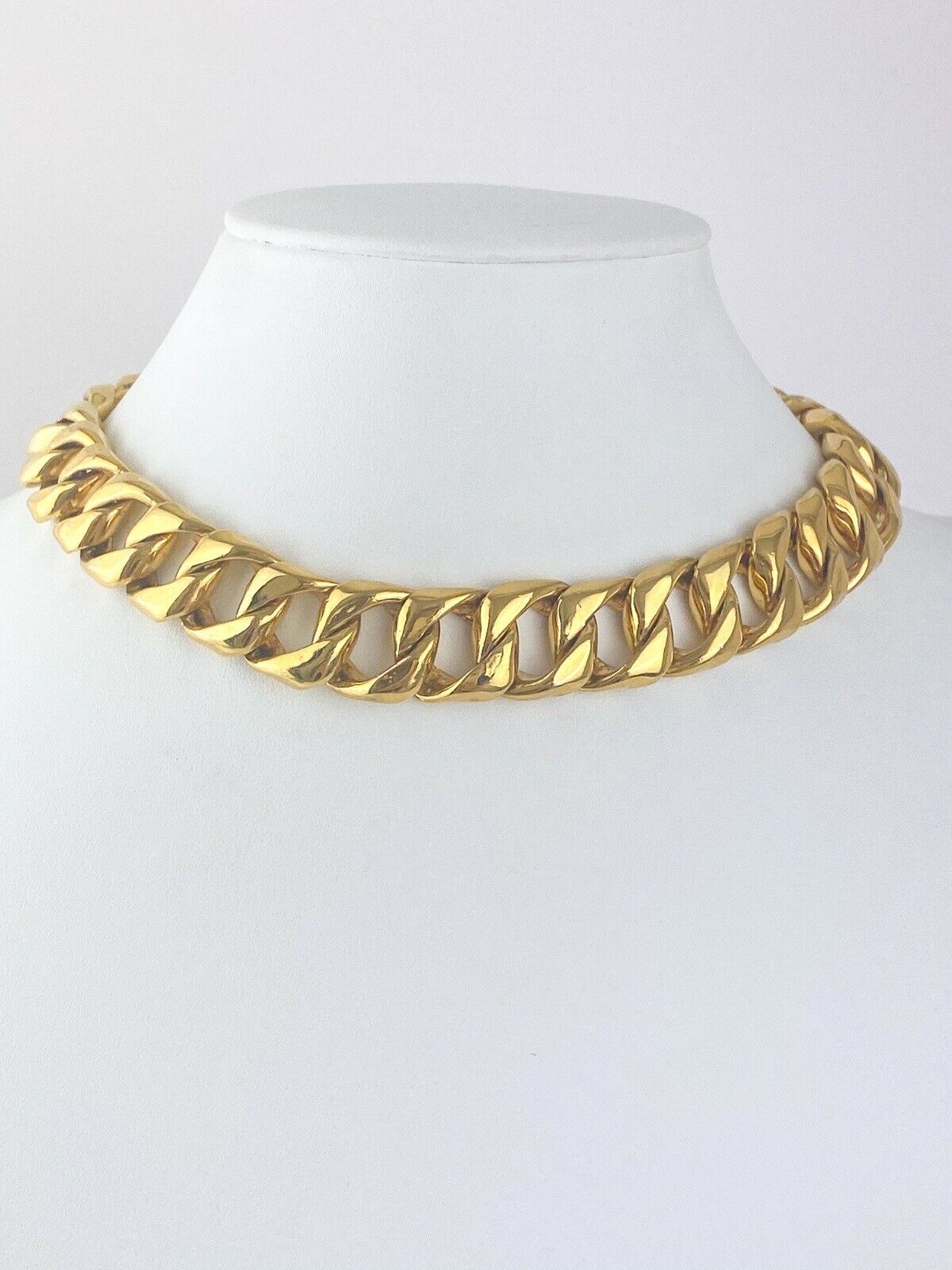 vintage Yves Saint Laurent chain necklace 