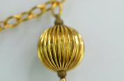 YSL Yves Saint Laurent Rive Gauche Vintage Massive Charm Necklace Made in France