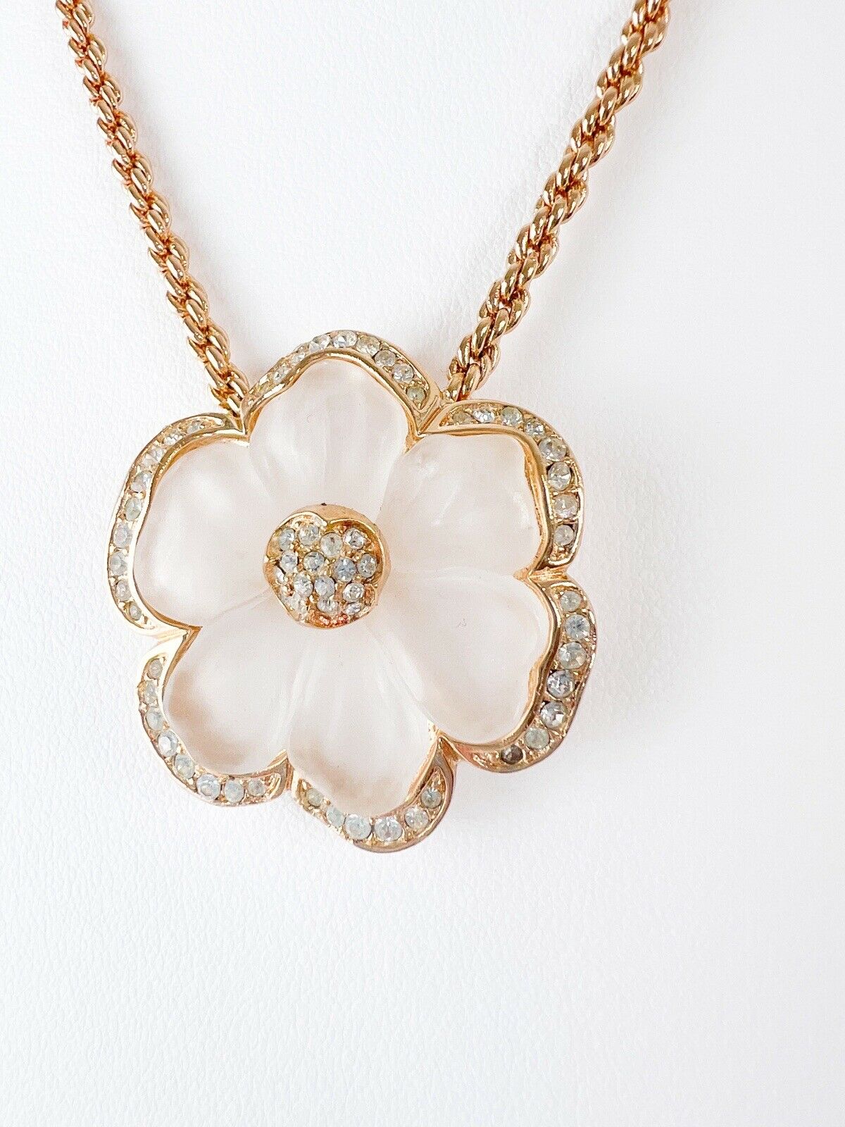 Dior four leaf clover cheap flower necklace