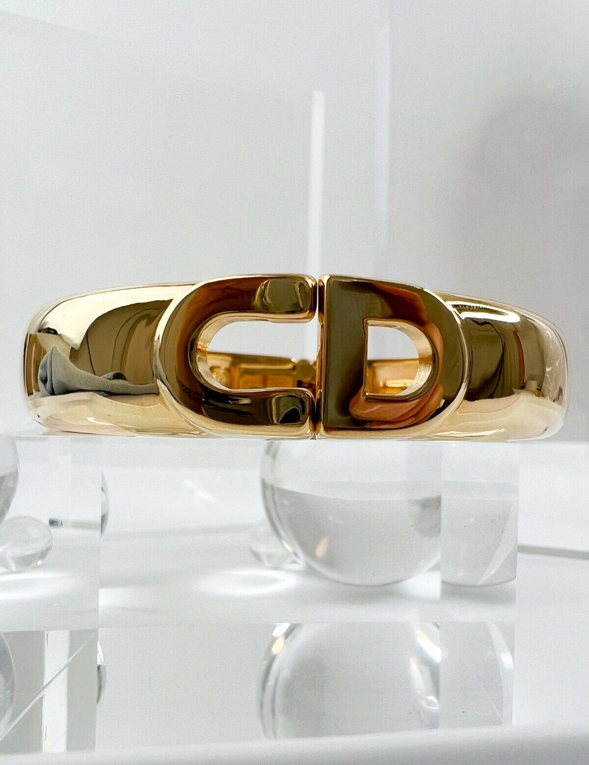 Christian Dior Germany Vintage Bracelet Bangle Gold