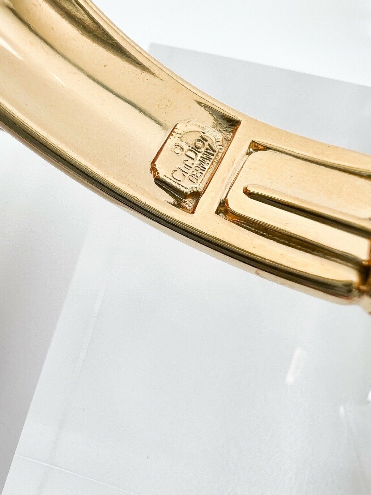 Christian Dior Germany Vintage Bracelet Bangle Gold