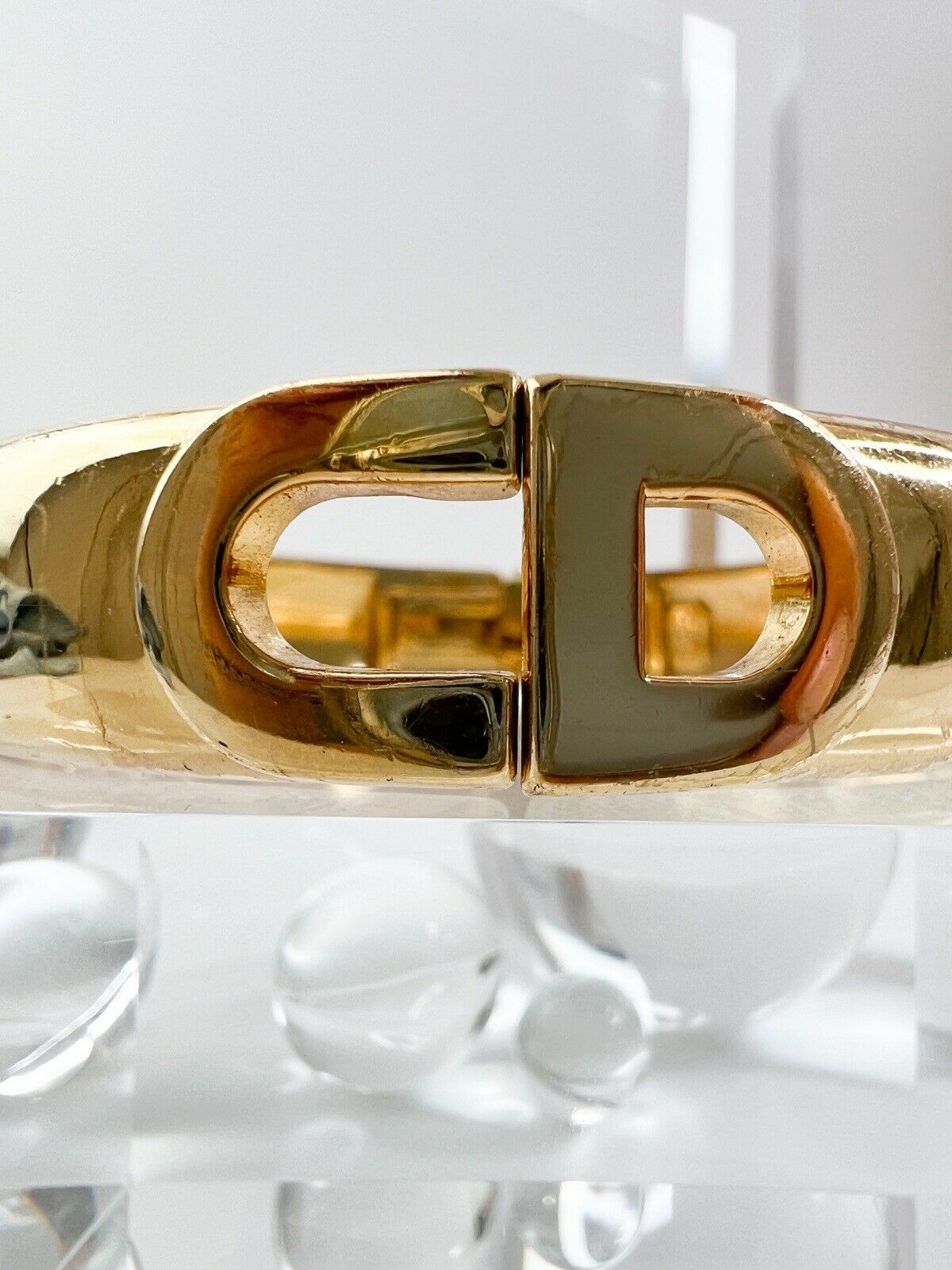 Christian Dior Germany Vintage Bracelet Bangle Gold