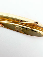 Christian Dior Germany Vintage Brooch Pin Gold