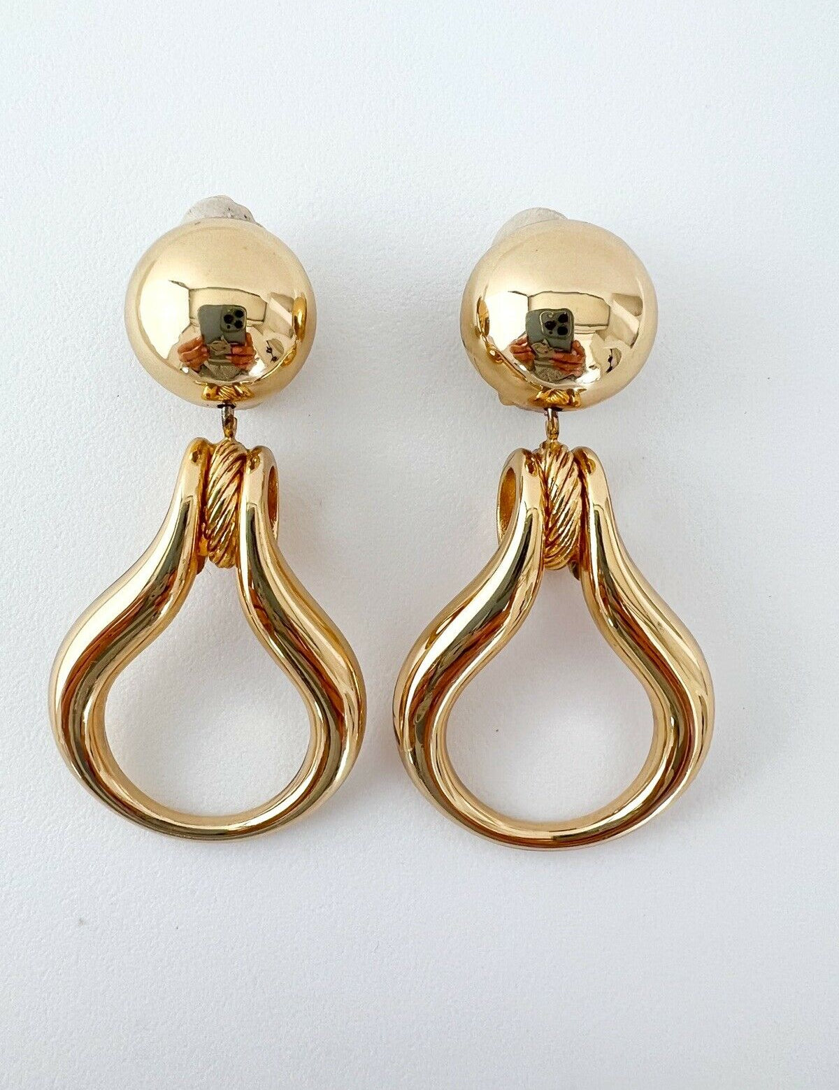 Christian Dior Germany Vintage dangle earrings Gold
