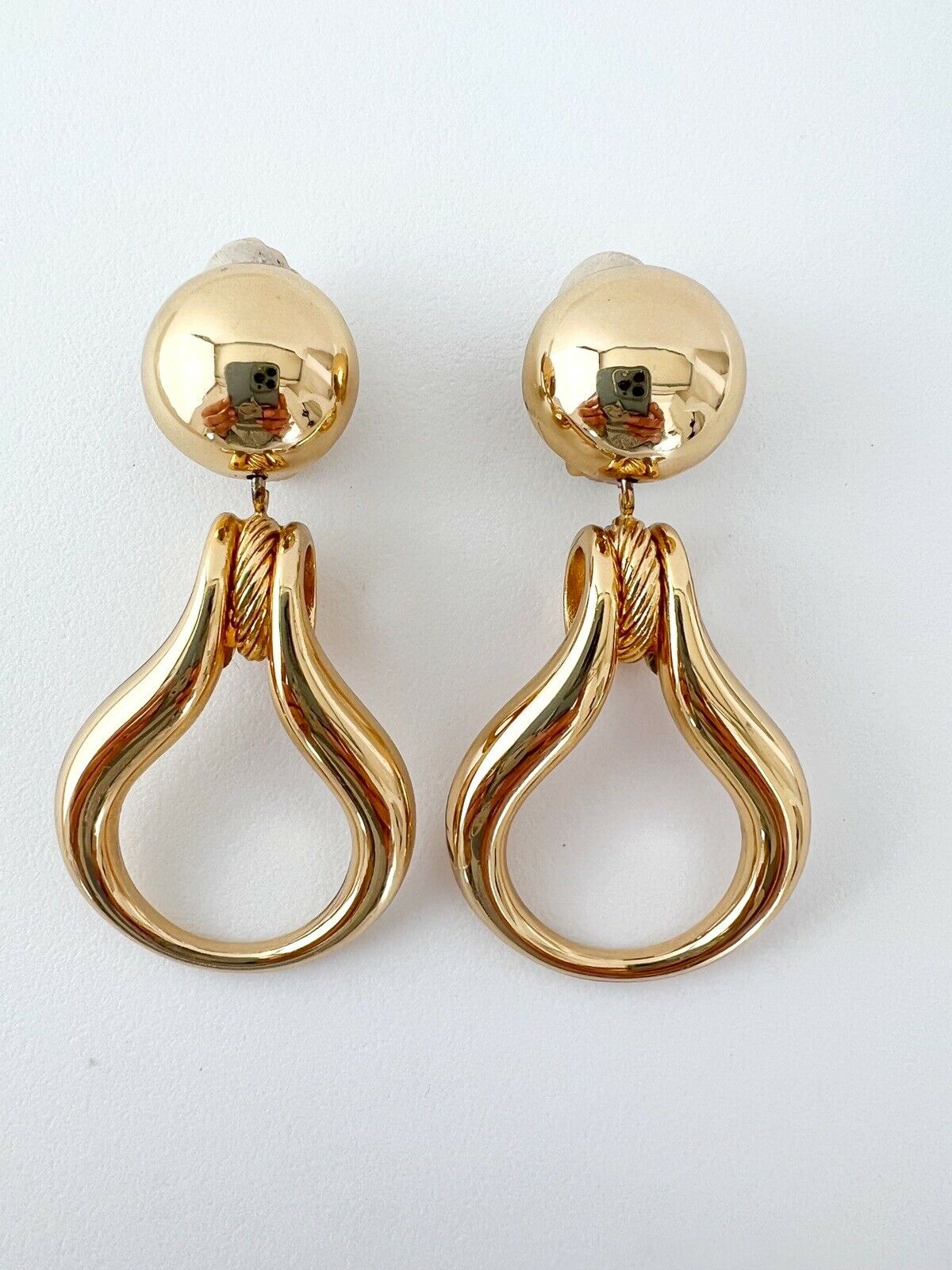 Christian Dior Germany Vintage dangle earrings Gold