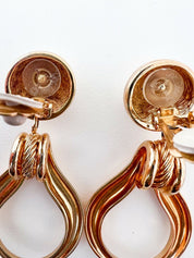 Christian Dior Germany Vintage dangle earrings Gold