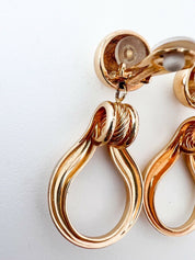Christian Dior Germany Vintage dangle earrings Gold