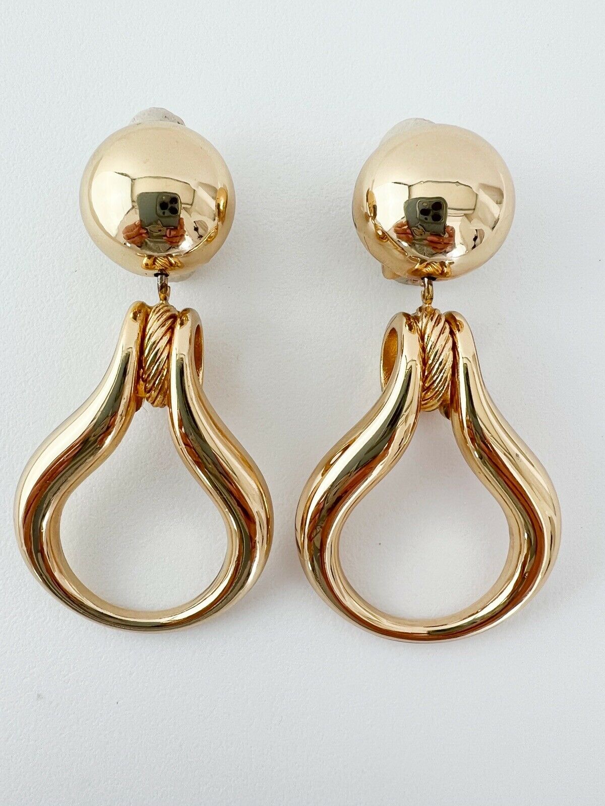 Christian Dior Germany Vintage dangle earrings Gold