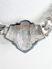 Christian Dior Vintage Necklace Choker Silver