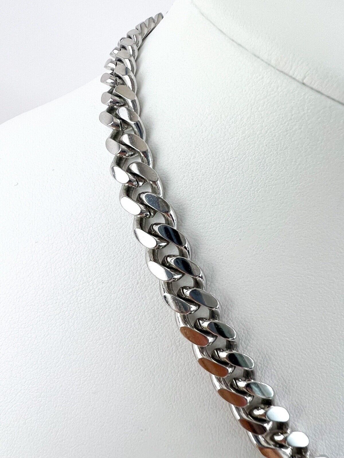 Christian Dior Vintage Necklace Choker Silver