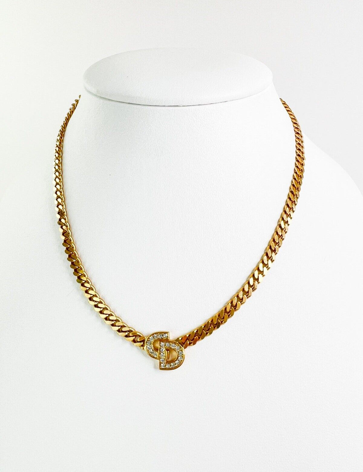 Christian Dior Vintage Chain Necklace Choker