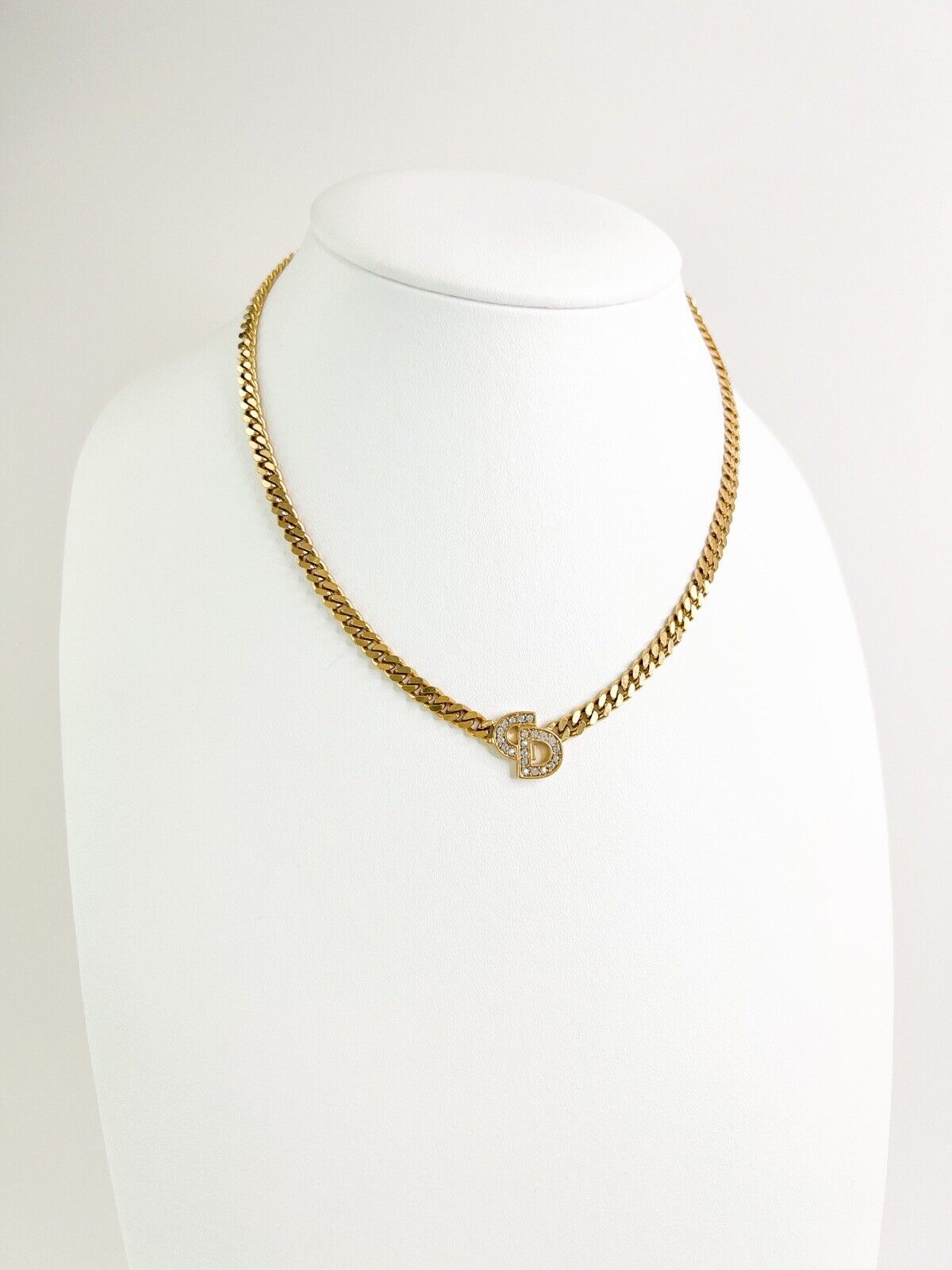 Christian Dior Vintage Chain Necklace Choker
