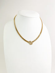Christian Dior Vintage Chain Necklace Choker