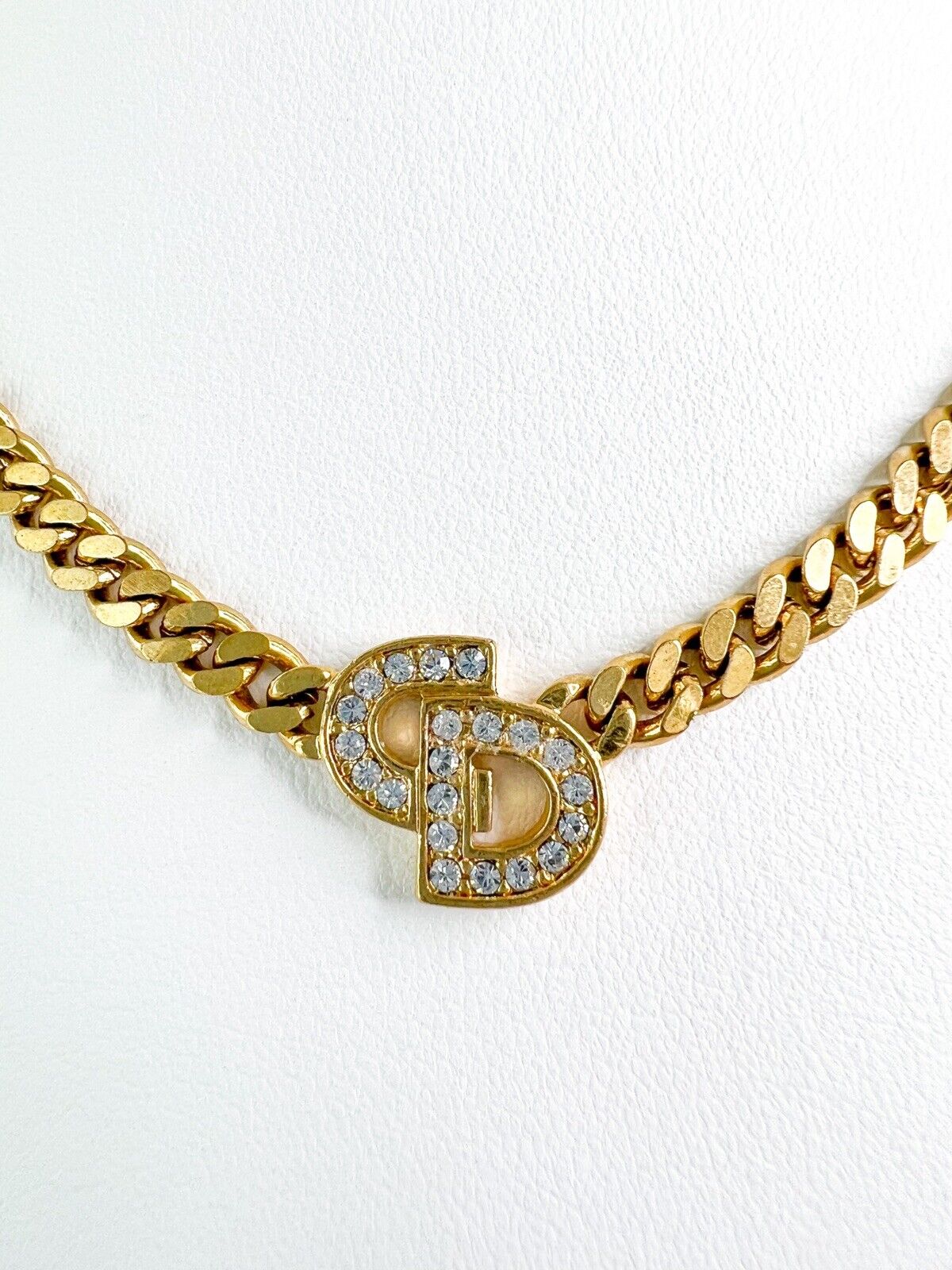 Christian Dior Vintage Chain Necklace Choker