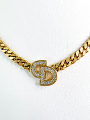 Christian Dior Vintage Chain Necklace Choker