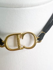 Christian Dior Vintage Necklace Gold Bracelet CD Logo