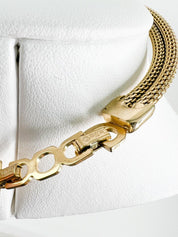 Vintage Christian Dior Necklace, Choker Necklace Gold, Vintage enamel necklace, Bridal Necklace, Charm Necklace, Jewelry for Women