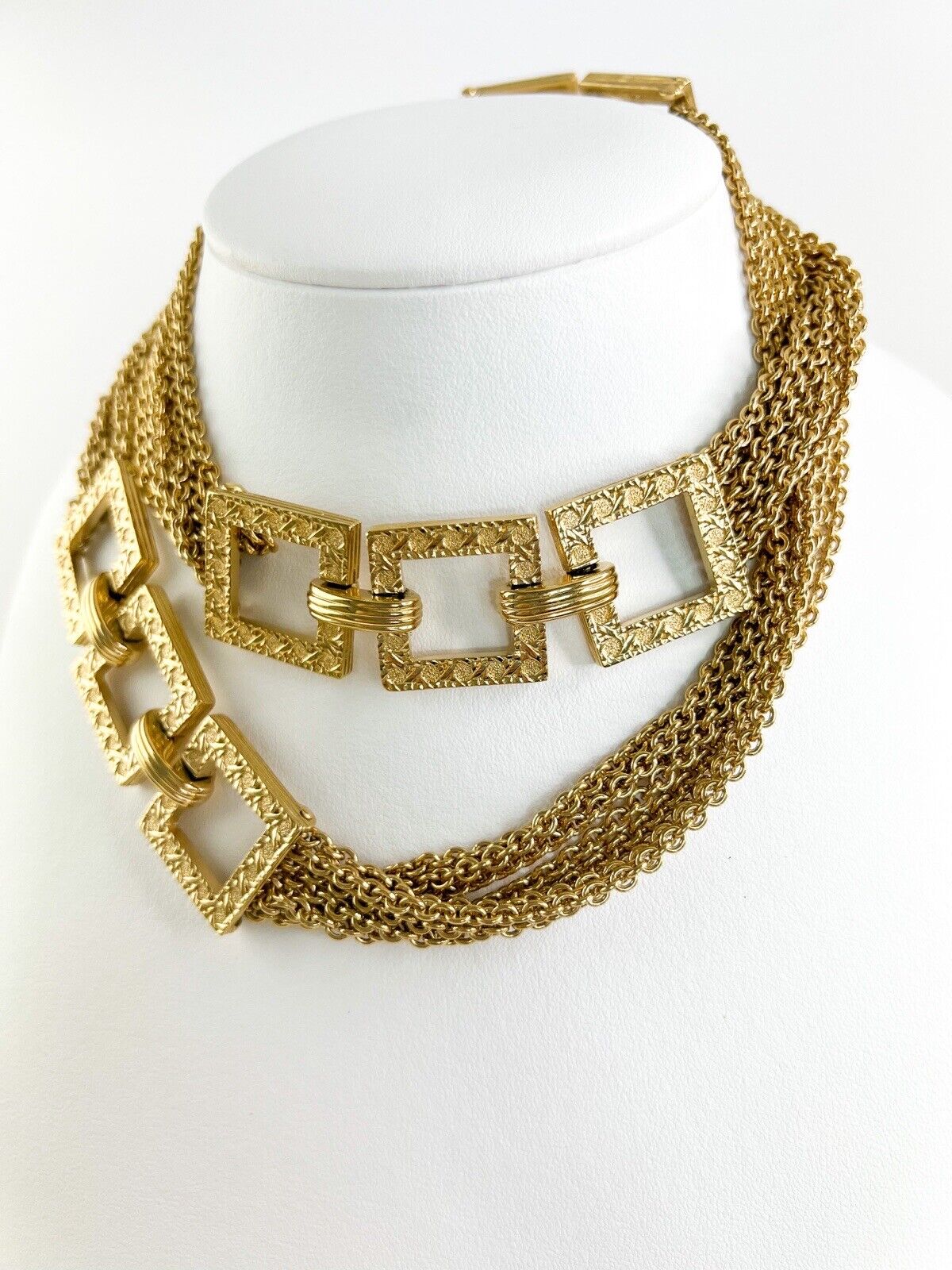 Vintage Christian Dior Necklace, Choker Necklace Gold, Vintage necklace , Bridal Jewelry, Wedding Jewelry, Jewelry for Women, Gift for her