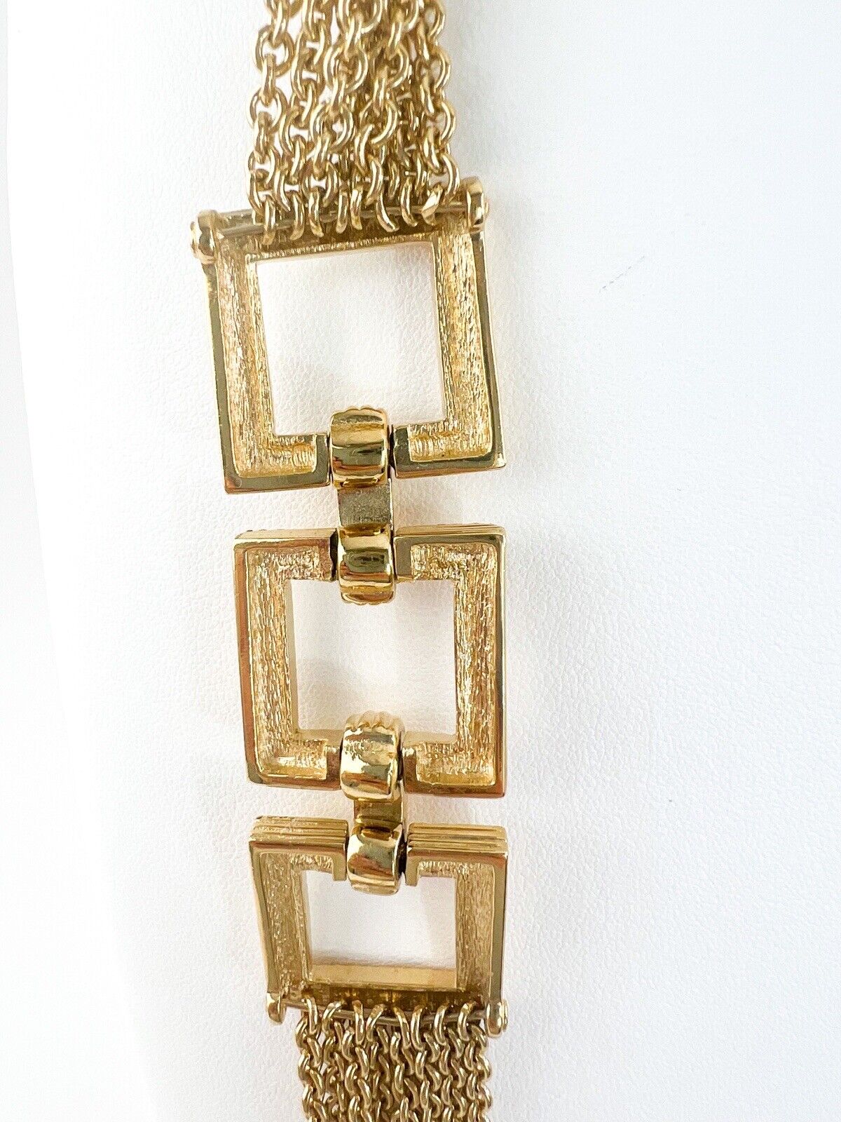 【SOLD OUT】Christian Dior Vintage Gold Tone Multi-strand Necklace Diorama