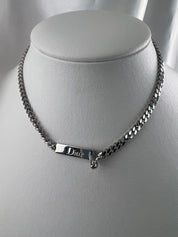 Vintage Christian Dior Necklace, Bridal Necklace, Vintage Necklace, Personalised Gifts, Choker Necklace Gold, CD Logo, Vintage Rhinestone
