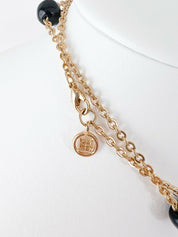 Givenchy Vintage Charm Necklace Gold