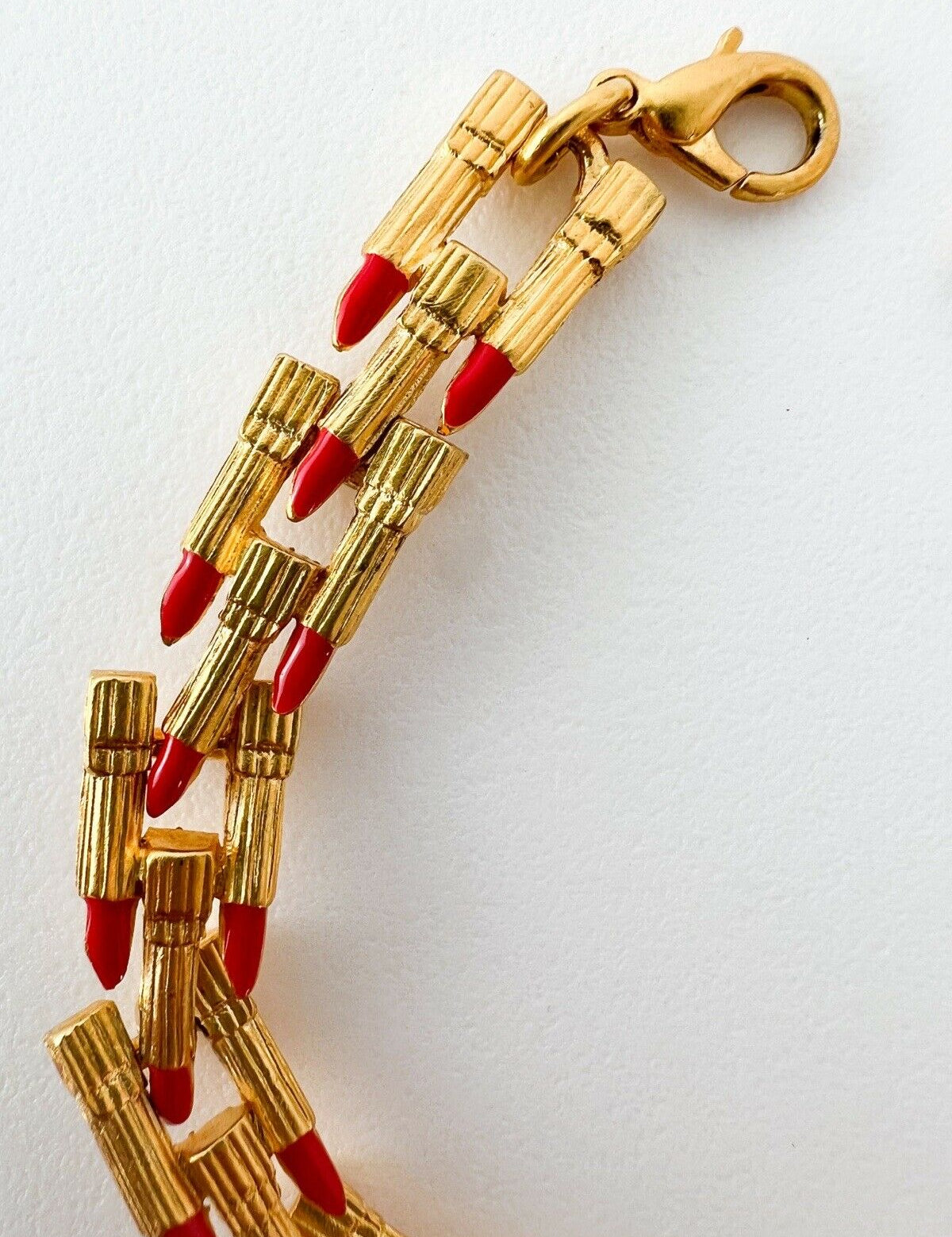 ESTEE LAUDER  Vintage Charm Bracelet Gold