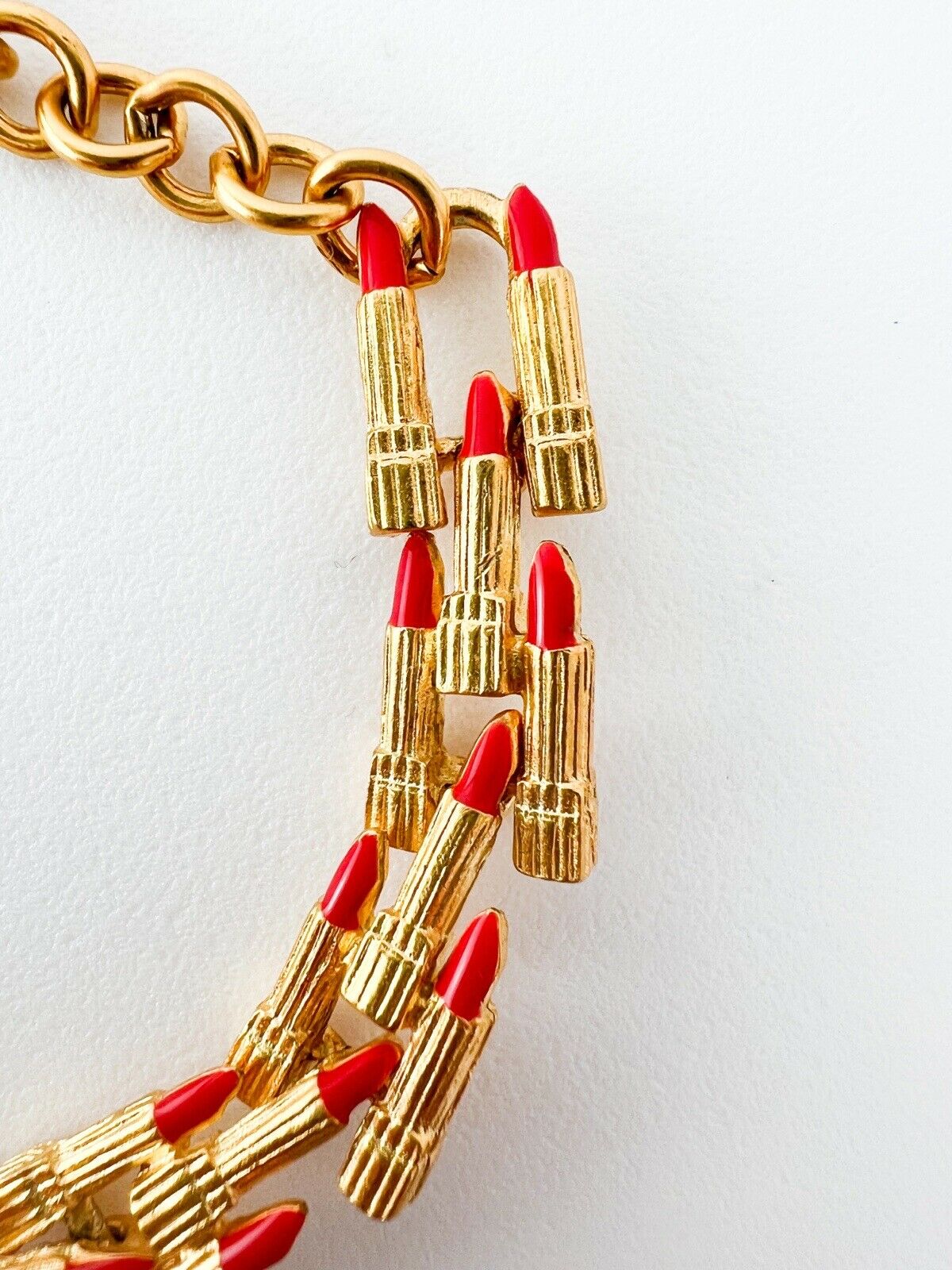 HR HELENA RUBINSTEIN Vintage Charm Bracelet Gold
