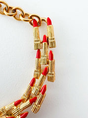 HR HELENA RUBINSTEIN Vintage Charm Bracelet Gold