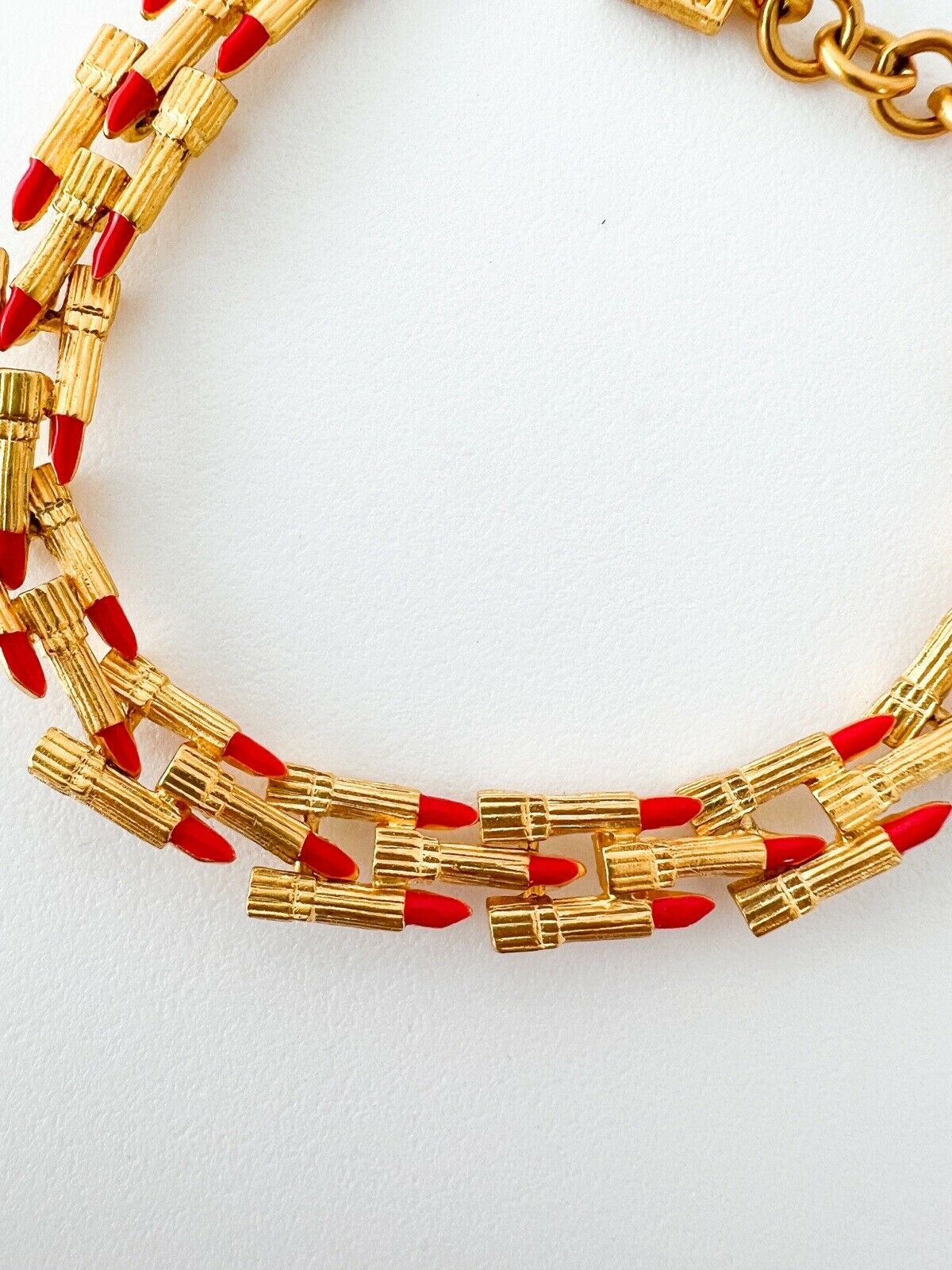 ESTEE LAUDER Vintage Charm Bracelet Gold
