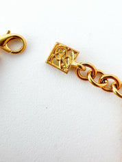 ESTEE LAUDER  Vintage Charm Bracelet Gold