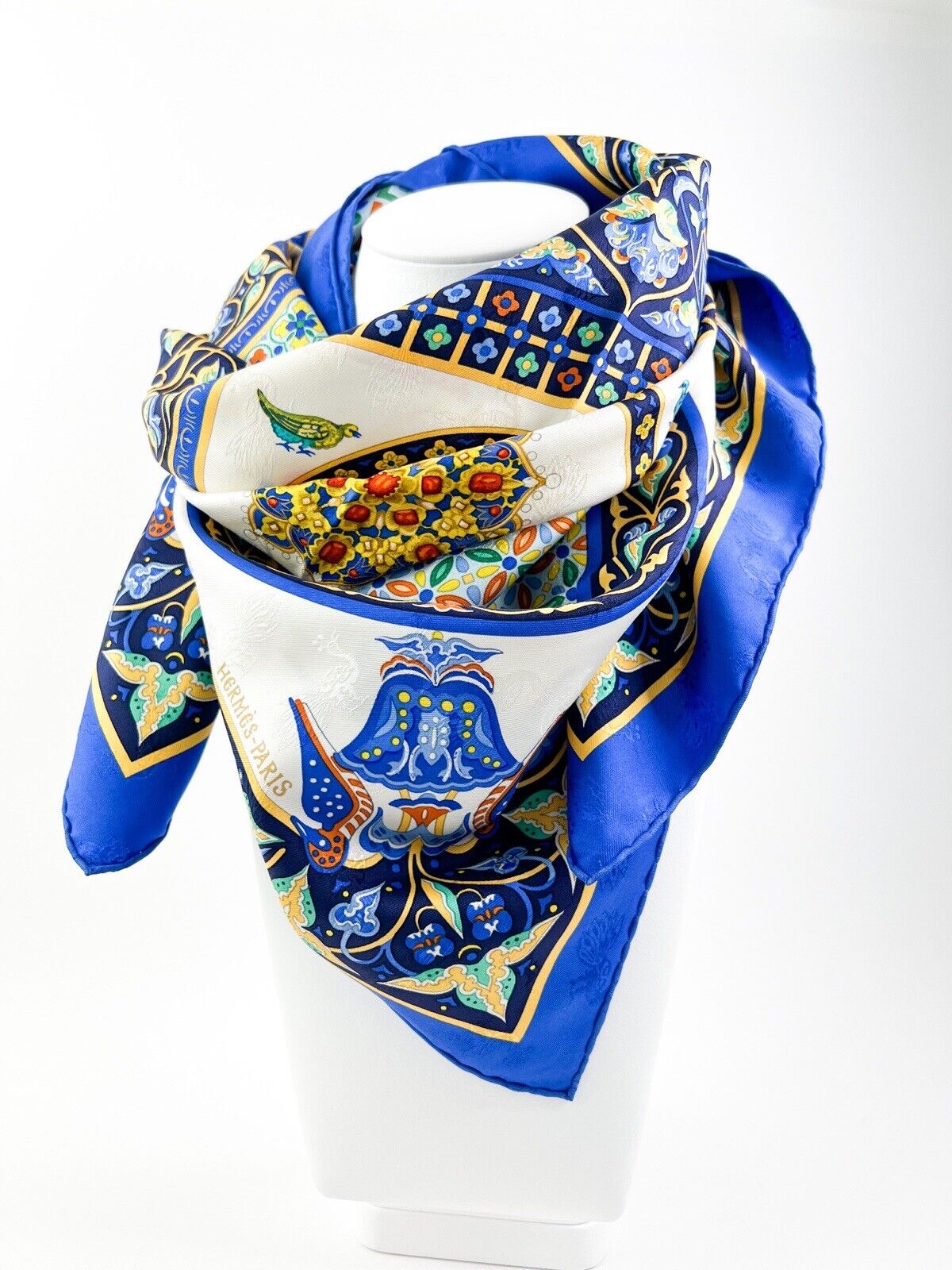 Hermes vintage silk scarf Wrap Woman Made in France