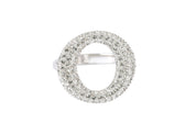Initial Swarovski O  Ring - Alphabet ring