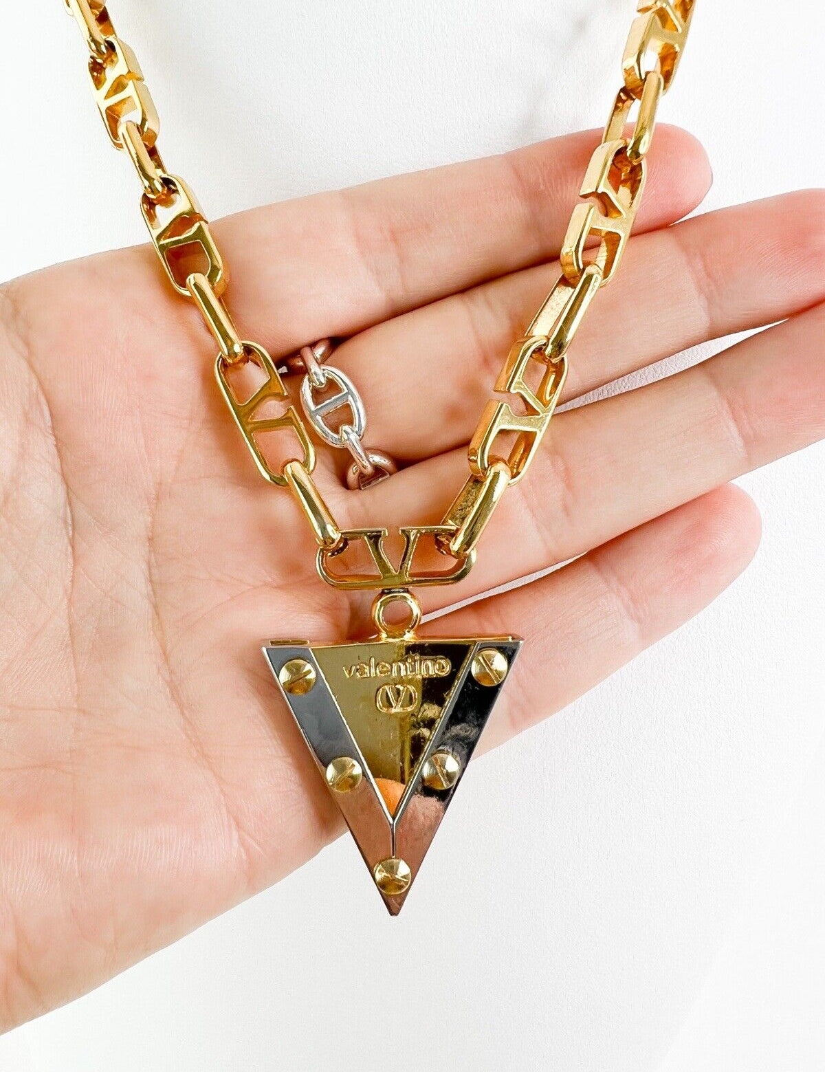 Valentino Garavani Vintage Chain Necklace Choker