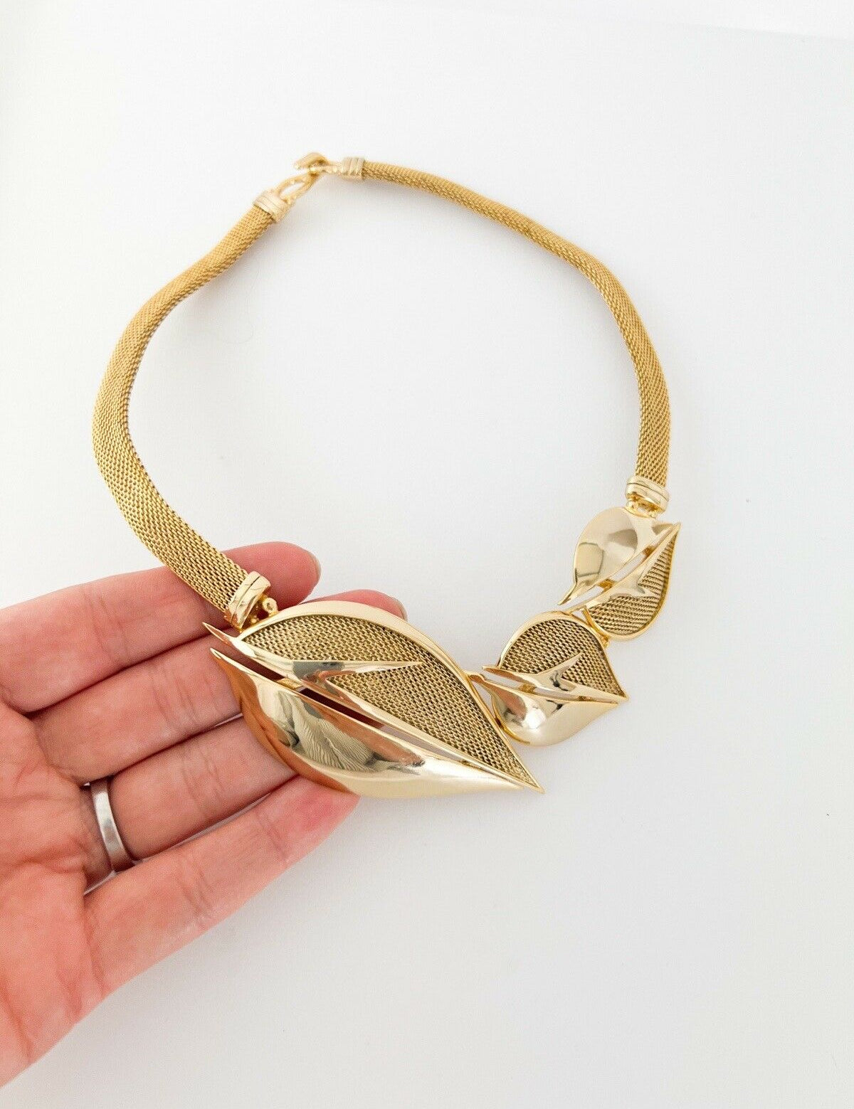 Balenciaga Vintage Choker Necklace Gold