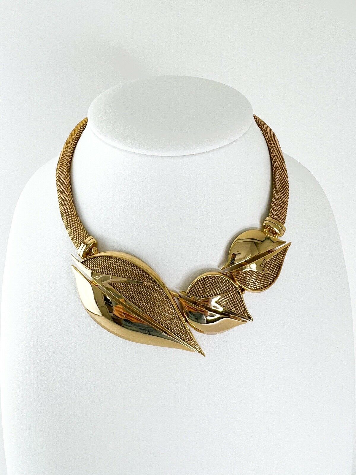 Balenciaga Vintage Choker Necklace Gold