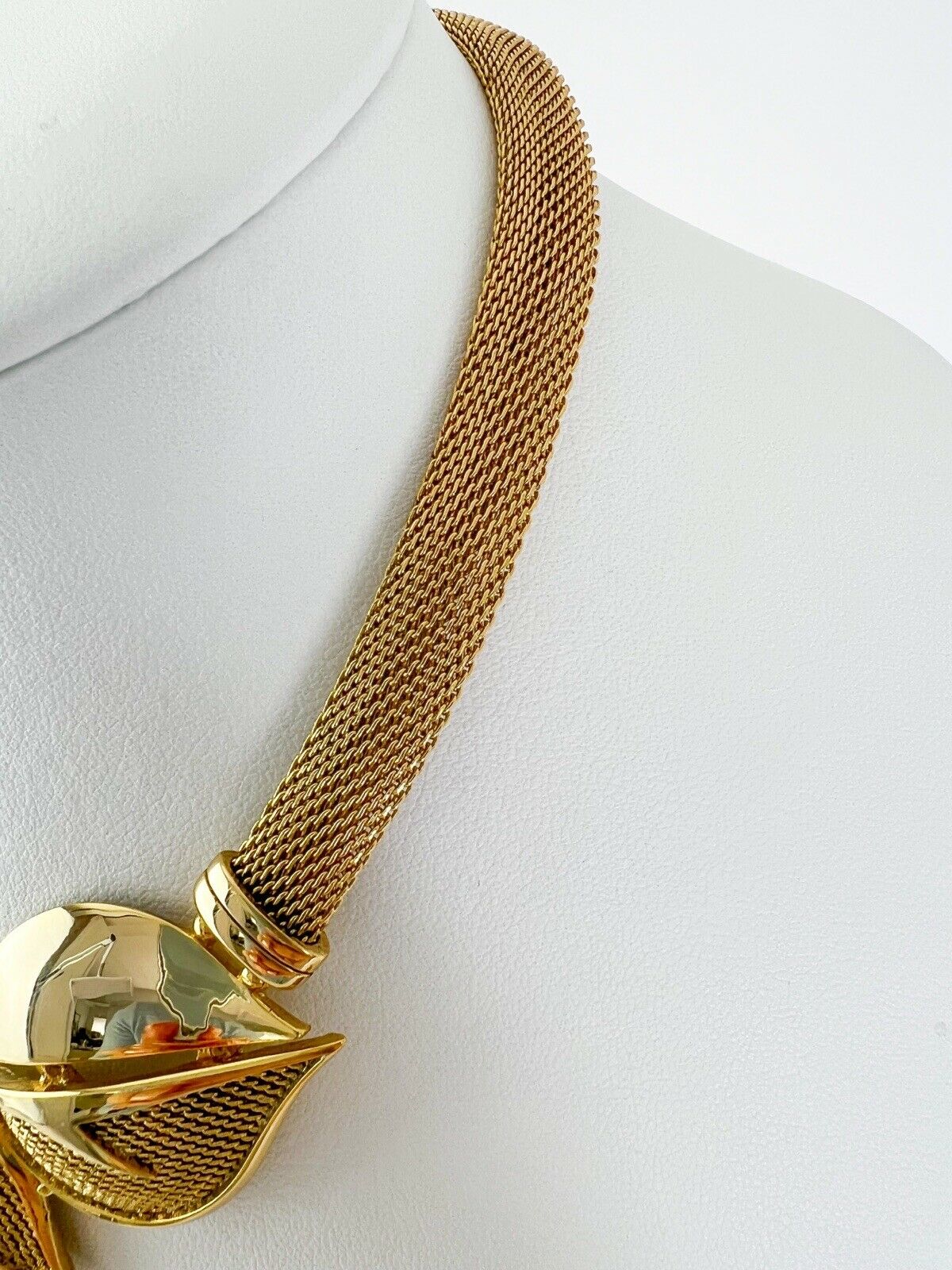 Balenciaga Vintage Choker Necklace Gold