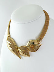 Balenciaga Vintage Choker Necklace Gold