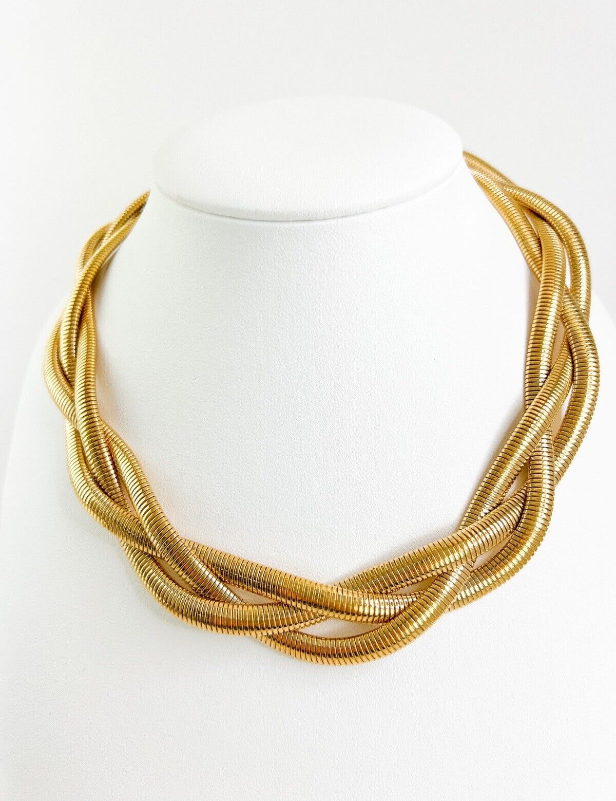 Givenchy Vintage Choker Necklace Chain Gold