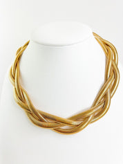 Givenchy Vintage Choker Necklace Chain Gold